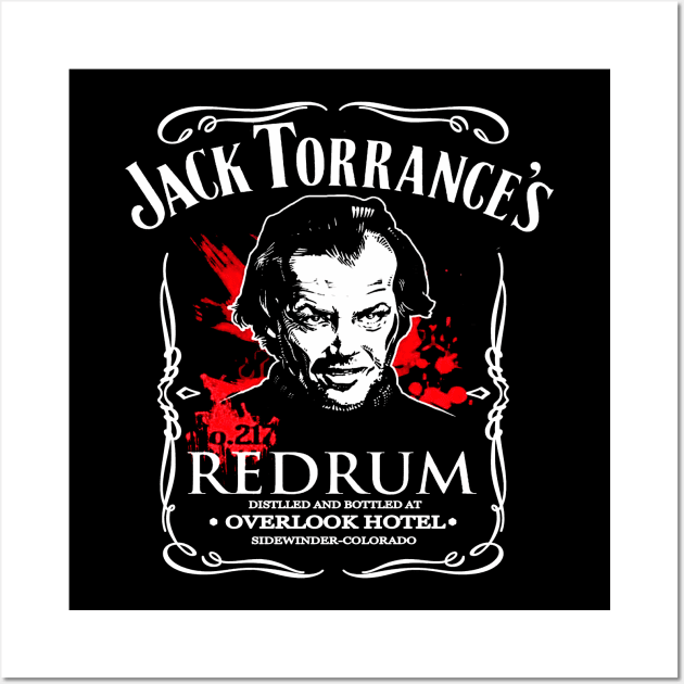 THE SHINING REDRUM HOTE HORROR Wall Art by Niko Neon